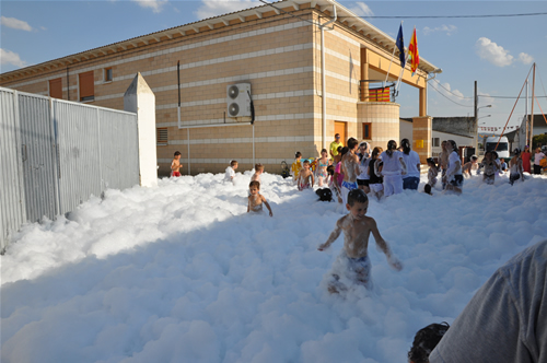 fiestas albalatillo santa margarita espuma